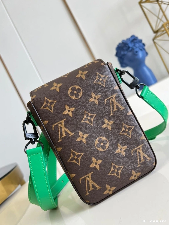 Aaa replica bags VUITTON S-LOCK WALLET VERTICAL WEARABLE LOUIS 0723